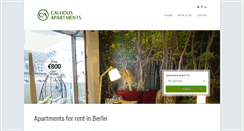 Desktop Screenshot of callidus-apartments.com