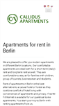 Mobile Screenshot of callidus-apartments.com